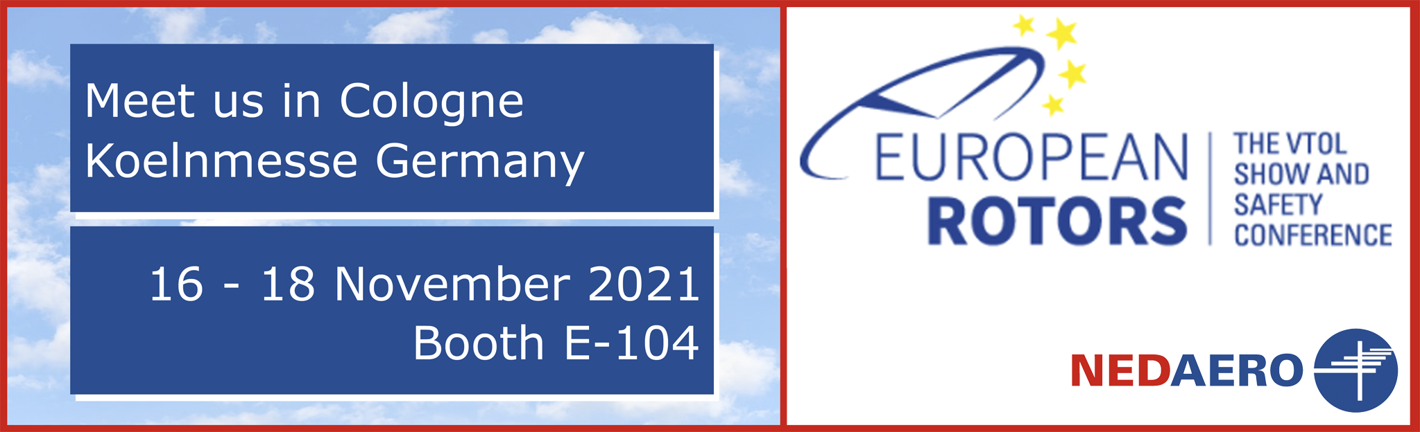 Meet us at European Rotors Germany NEDAERO